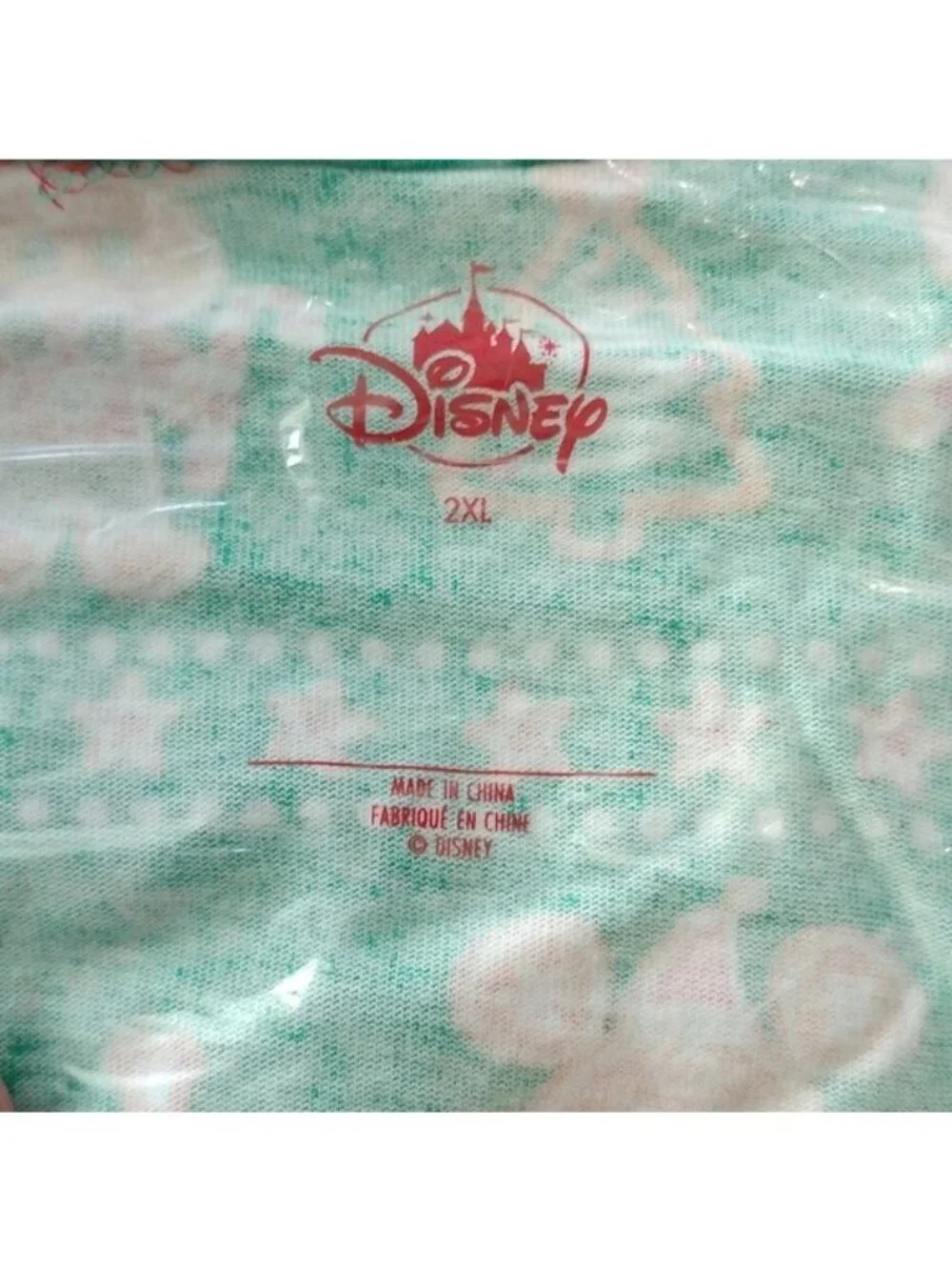 Disney Mickey & Friends Gingerbread PJ Pals 2 piece Pajamas Set, Size 2X - Picture 5 of 7
